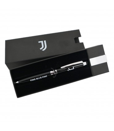 PENNA TOUCH CON CLIP IN METALLO FUSTO NERO LOGO UFFICIALE F.C.JUVENTUS
