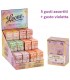 PASTIGLIE LEONE ALTOROTANTE  5 GUSTI ASSORTITI + GUSTO VIOLETTA IN SCATOLETTA DA 30G EXPO 36 PZ.