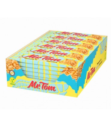 BARRETTA MR TOM ARACHIDI TOSTATi CON CARAMELLO SALATO DA GR.40 CONF. DA 36 PZ