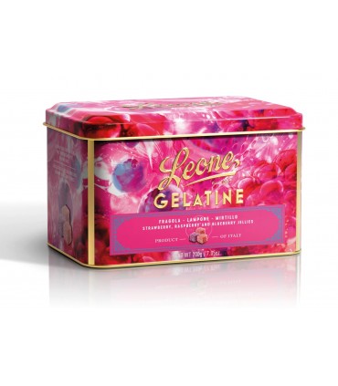 PASTIGLIE LEONE LATTA REGALO SMALL GELATINE AI FRUTTI DI BOSCO CONF. DA 200 GR.