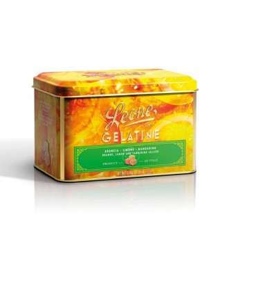 PASTIGLIE LEONE LATTA REGALO SMALL GELATINE GUSTO AGRUMI CONF. DA 200 GR.
