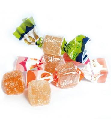 PASTIGLIE LEONE LATTA REGALO SMALL GELATINE GUSTO AGRUMI CONF. DA 200 GR.