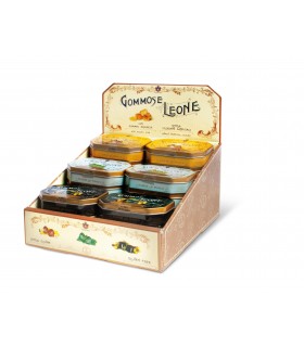 PASTIGLIE LEONE CARAMELLE GOMMOSE POCKET LATTINA DA 42g EXPO DA 24 PZ. ASSORTITE
