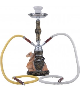 Narghilè Hookah  Camel a 2 Canne H.40 cm