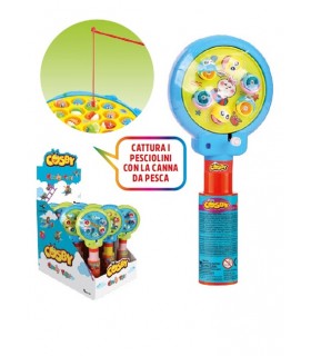 CARAMELLA GIOCATTOLO FISH GAME DIMensioni 26X11CM DA 9GR CONF. 12PZ