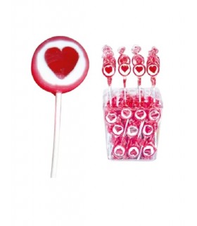 EXPO MINI LECCA LECCA A CUORE gusto FRUTTA ROSSINI'S  CONF.125 PZ. 8 GR.