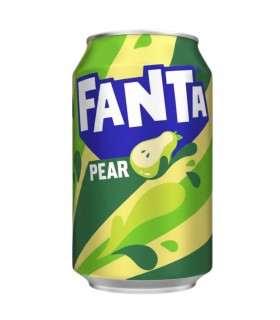 FANTA FRIZZANTE AL GUSTO PERA LATTINA DA 330ml CARTONE DA 12 PZ.