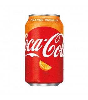 COCA COLA AL GUSTO ARANCIA U.S.A LATTINA DA 355ml CARTONE DA 12 PZ.