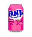 FANTA AL GUSTO LAMPONE ZERO ZUCCHERI LATTINA DA 330ml CARTONE DA 8 PZ.