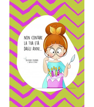 Biglietto italian joy BUON COMPLEANNO ASSORTITI IN 4 SOGGETTI conf. da 12 pz.