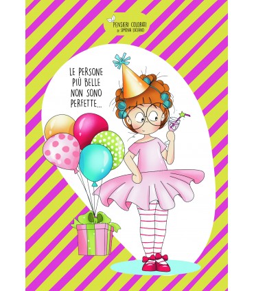 Biglietto italian joy BUON COMPLEANNO ASSORTITI IN 4 SOGGETTI conf. da 12 pz.