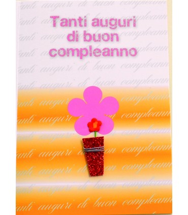 Biglietto italian joy BUON COMPLEANNO ASSORTITI conf. da 12 pz.