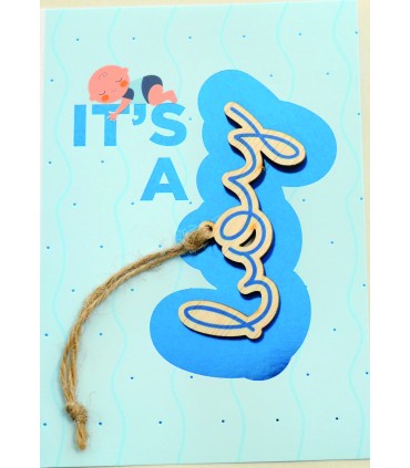 Biglietto italian joy NASCITA ASSORTITI conf. da 12 pz.