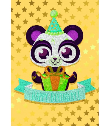 Biglietto italian joy BUON COMPLEANNO ASSORTITI IN 4 MODELLI conf. da 12 pz.