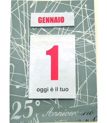 Biglietto italian joy ANNIVERSARIO ASSORTITI IN 4 MODELLI conf. da 12 pz.