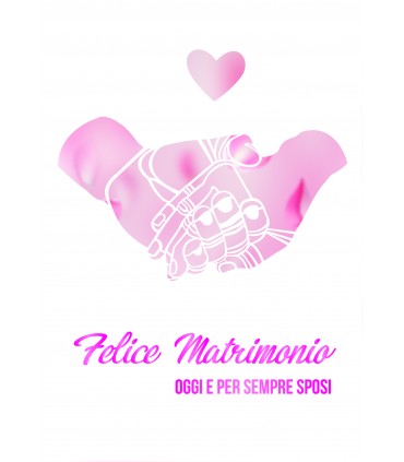 Biglietto italian joy MATRIMONIO ASSORTITI IN 4 MODELLI conf. da 12 pz.