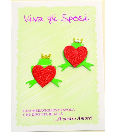 Biglietto italian joy MATRIMONIO ASSORTITI IN 4 MODELLI conf. da 12 pz.