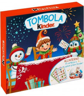 KINDER TOMBOLA FERRERO CON CARTELLE DA GIOCO 205GR CONF.23PZ