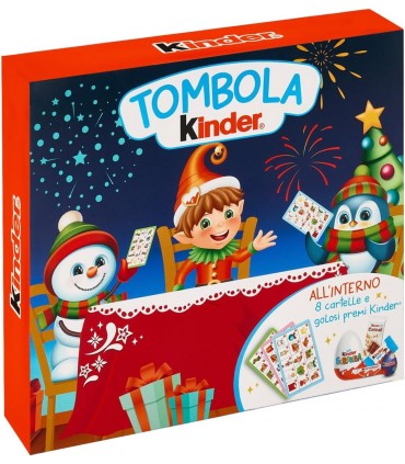 KINDER TOMBOLA FERRERO CON CARTELLE DA GIOCO 205GR CONF.23PZ