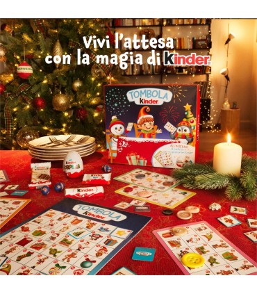 KINDER TOMBOLA FERRERO CON CARTELLE DA GIOCO 205GR CONF.23PZ