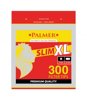 Filtri PALMER xl SLIM 6MM L.22 MM IN BUSTINA CONF. 25 BUSTINE DA 300 FILTRI