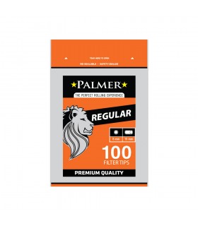 Filtri PALMER regular 8MM L.15 MM CONF. 34 BUSTINE DA 100 FILTRI