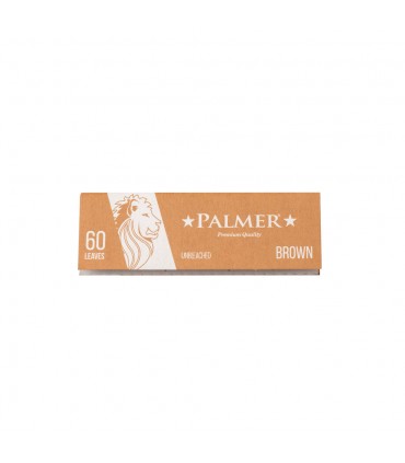 Cartina PALMER corta organic BROWN extra fine CONF. DA 50 LIBRETTI da 60 cartine