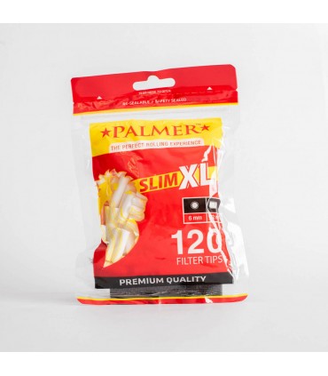 Filtri PALMER SLIM xl 6MM L.22 MM IN BUSTINA CONF. 34 BUSTINE DA 120 FILTRI