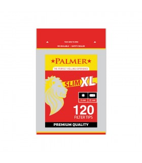 Filtri PALMER SLIM xl 6MM L.22 MM IN BUSTINA CONF. 34 BUSTINE DA 120 FILTRI