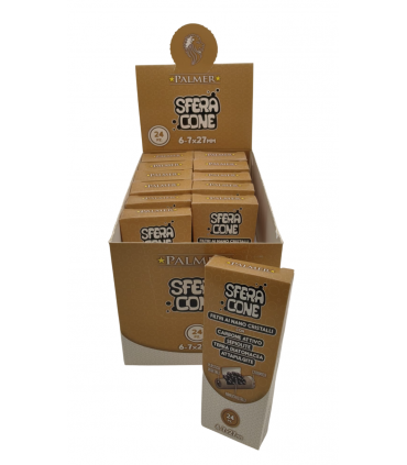 Filtri sfera PALMER conici ai nano cristalli con carbone attivo 6/7 MM L.27 MM IN BUSTINA CONF. 12 box DA 24 FILTRI