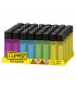 accendino Clipper large crystal fluo 2 conf. 48 pz. assortiti IN 4 COLORAZIONI