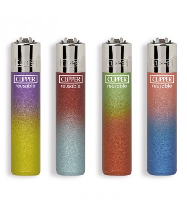 Accendino clipper large Gradient VII conf. 48 pz. assortiti in 4 grafiche