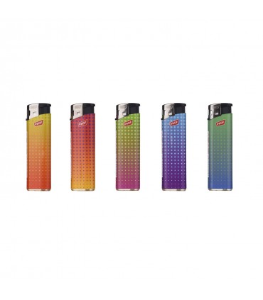 Accendino Elettronico PROF GRADIENT DOTS conf. 50 pz. COLORI ASSORTITI