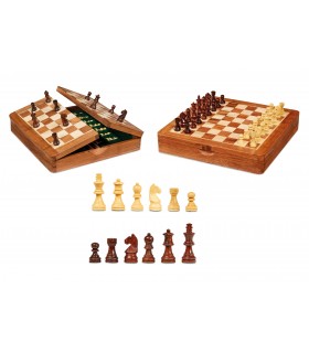 Scacchiera Pieghevole in Legno Dal Negro cm.22