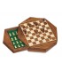 scacchiera Magnetica OTTAGONALE Dal Negro in LEgno  mis.19x19 cm CONFEZIONATA IN SCATOLA