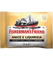 FISHERMAN'S GIALLO ANICE LIQUIRIZIA BUSTINA DA 25GR CONF. DA 24 PZ.