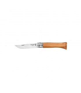 Coltello Chiudibile e Tascabile OPINEL con manico in Legno Di Olivo e Lama in acciaio inox da 7 cm.