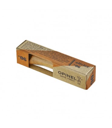 Coltello Chiudibile e Tascabile OPINEL con manico in Legno Di Olivo e Lama in acciaio inox da 7 cm.