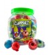 CARAMELLE GOMMOSE ZUPPERZ EYE GUMMY FILLED RIPIENE DI GEL ALLA FRUTTA  CONFEZIONATE SINGOLARMENTE EXPO 50 PZ. DA 18 GR.