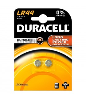 Pila Duracell a bottone  LR44  conf. 10 blister da 2 pz.