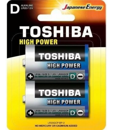 TOSHIBA Torcia ALKALINA 2 PZ conf. da 10 blister