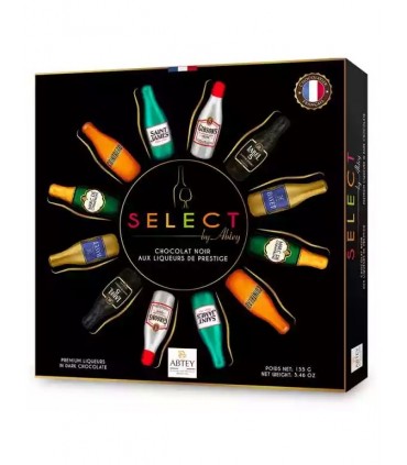 ABTEY SELECT MIGNON DI CIOCCOLATO CON LIQUORI ASSORTITI 12 PZ.  DA 12.90 GR.
