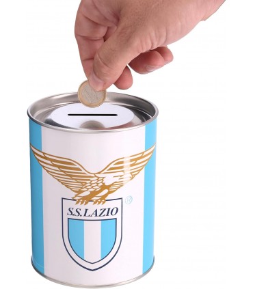 Salvadanaio in Latta s.s. lazio CONF. IN SCATOLA