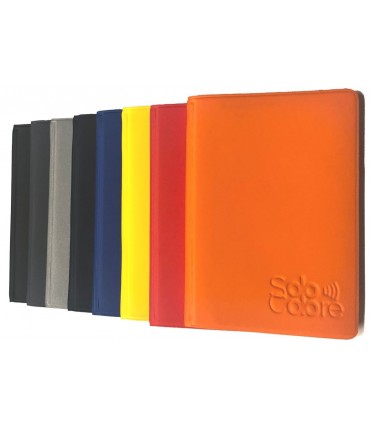 Custodia Multicard con Protezione RFID per carte Contactles  conf. 24 pz. colori assortiti