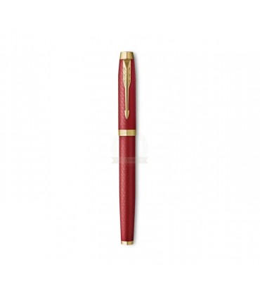 Penna PARKER ROLLER MOD.IM PREMIUM RED GT con finiture in oro CONFEZIONATA IN ELEGANTE SCATOLA REGALO