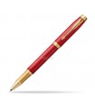 Penna PARKER ROLLER MOD.IM PREMIUM RED GT con finiture in oro CONFEZIONATA IN ELEGANTE SCATOLA REGALO