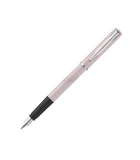 Penna PARKER STILO WATERMAN ALLURE PASTELL PINK PENNINO F con finitura in acciaio CONFEZIONATA IN ELEGANTE SCATOLA REGALO