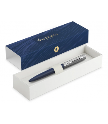 Penna PARKER sfera waterman allure deluxe blu CONFEZIONATA IN ELEGANTE SCATOLA REGALO