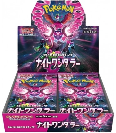 CARTE COLLEZIONABILI POKEMON NIGHT WANDERER CONF.30 bustine CON 5 CARTE BOX GIAPPONESE