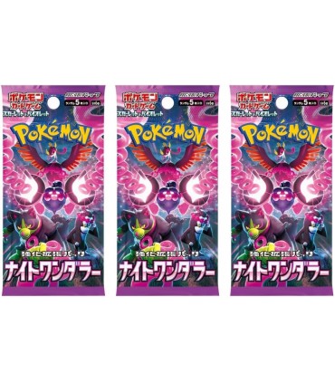 CARTE COLLEZIONABILI POKEMON NIGHT WANDERER CONF.30 bustine CON 5 CARTE BOX GIAPPONESE